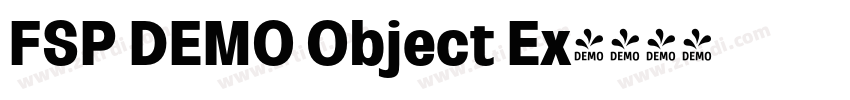 FSP DEMO Object Ex字体转换 FSP DEMO Object Ex字体转换